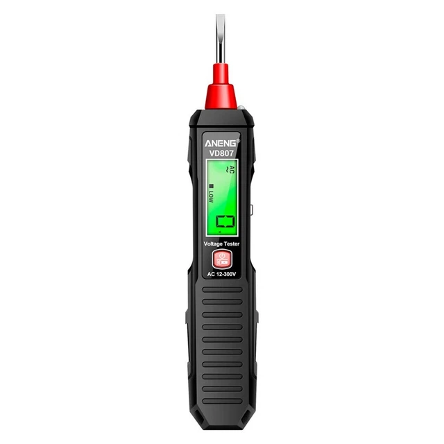 Tester di tensione allarme acustico e luminoso nero rosso penna tappo penna rimovibile