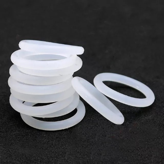 O anello in silicone Ø12 - 85 mm spessore cavo 3,5 mm anello di tenuta zero anello bianco alta temperatura