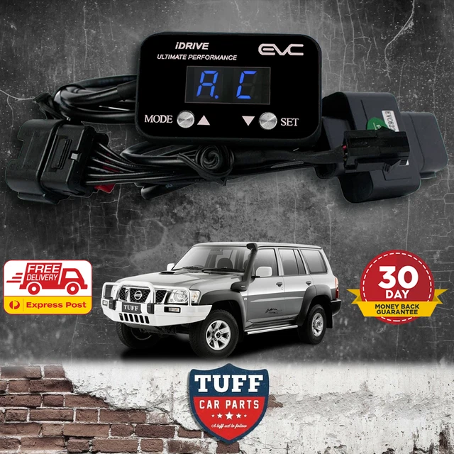 IDRIVE BLACK EVC Throttle Controller for Nissan Patrol GU Y61 ZD30
