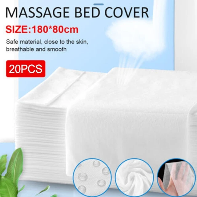 de lit de beauté jetable Couvertures de table de massage Draps d'hôtel épaisses
