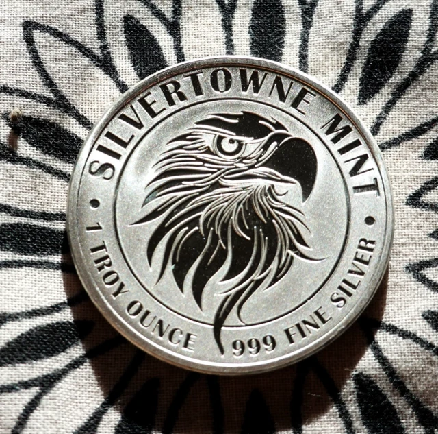 1/4 Oz .999 Fine Silver Round – GSM Eagle Flag Design – .25 Oz Silver Bullion – 2025