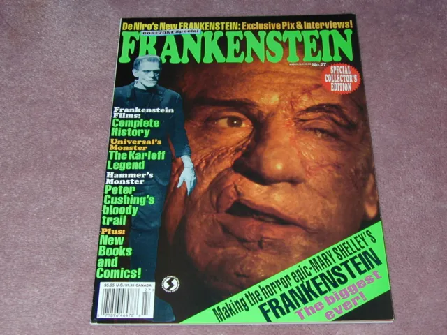 GOREZONE magazine # 27,  Free Shipping USA, Gore Zone Frankenstein special