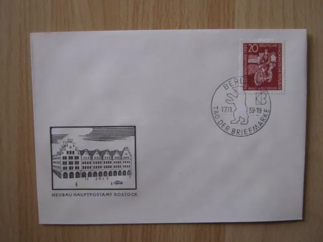 Ersttagsbrief / FDC DDR 17.11.1959  Tag der Briefmarke  (736)  23