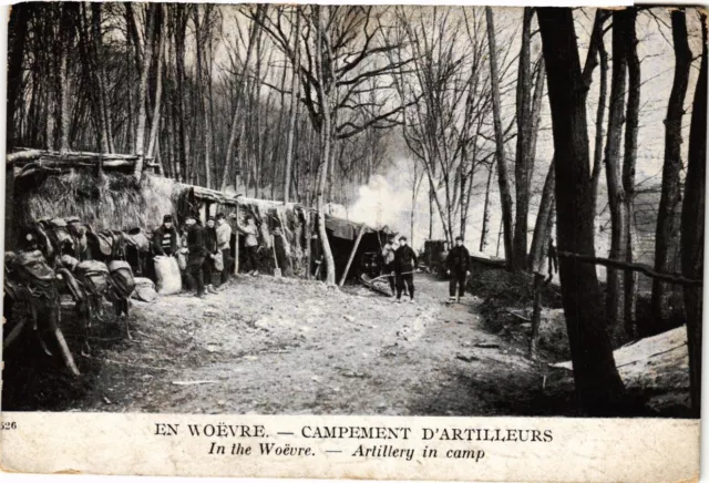 CPA Military, En Woevre - Artillerymen's Camp (277807)