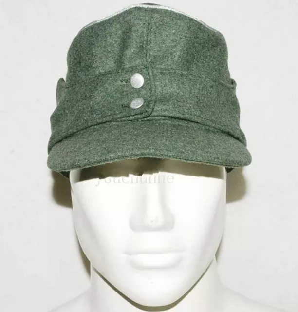 WWII WW2 GERMAN WH EM Officer M43 Field Panzer Wool Field Hat Cap Size XL