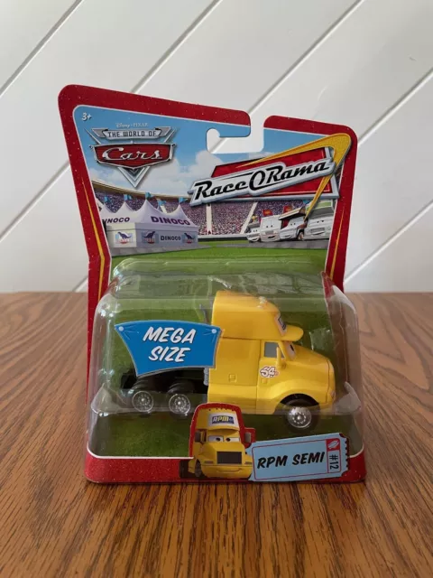 Disney Pixar The World of Cars Race O Roma RPM SEMI Mega Size # 12 New