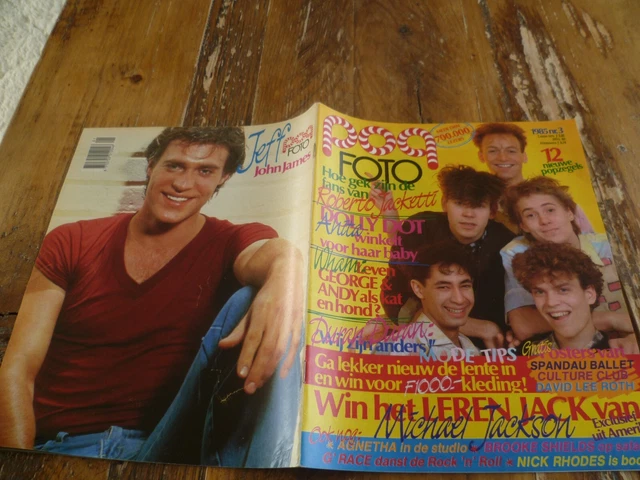 Popfoto 1984: Jacketti/Dolly Dots/Duran/Jackson/Abba/Kim Wilde/Al Corley/Van Hal