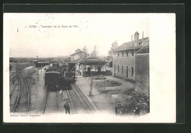 CPA Lure, Intérieur de la Gare de l´Est 1906