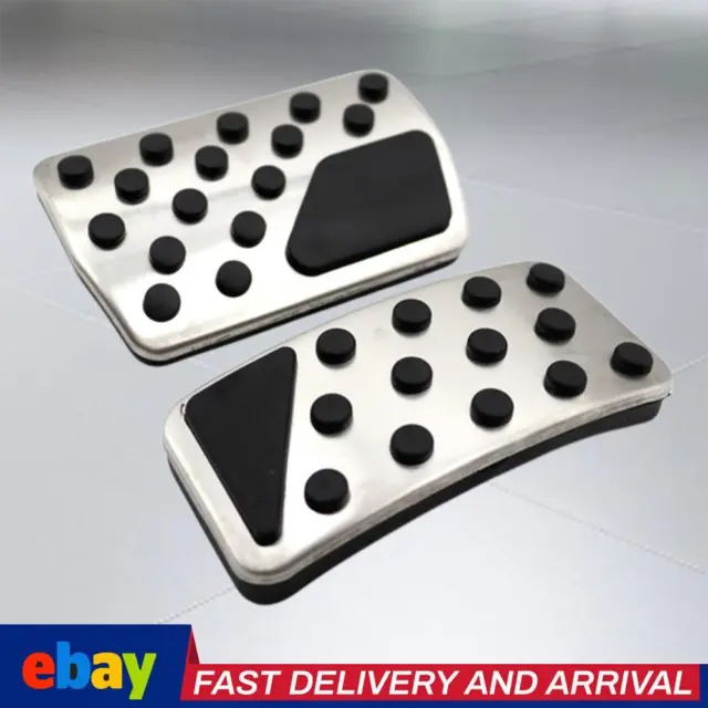 2Pcs Car Pedals Anti-Slip Gas Pedal for Jeep Wrangler Compass Grand Cherokee