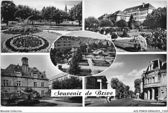 ACEP5-19-0391 - BRIVE - square Cartier - la poste - le jardin - l'hôtel Laben