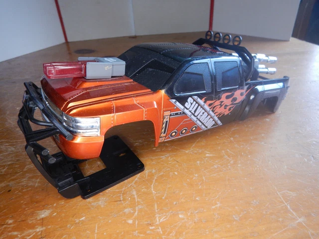 CHEVY SILVERADO RC Custom Crawler Scaler Body Axial Tamiya Traxxas losi ...