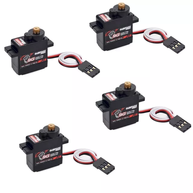 4PCS S0009M 9G Digital Servos Metal Gear 1.4KG Steering Gear for RC Cars4302