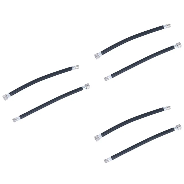 6 Pcs Valve Stem Extenders Bicycle Pump Extension Tube Bike Tire Pump Inflatable