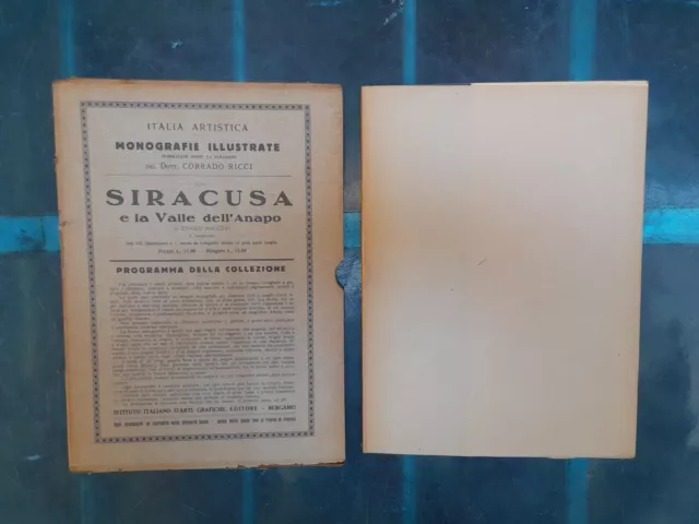 MAUCERI Enrico - Siracusa e la Valle dell'Anapo - (Italia Artistica, 47) 1930