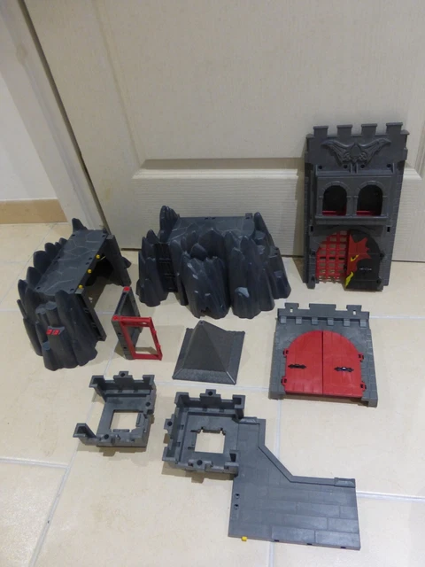 Pièce Playmobil Château Du Dragon Rouge - Contour De Fenêtre, Occasion
