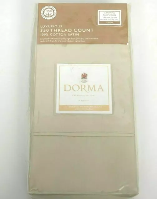 Copripiumone Dorma SuperKing verde 100% cotone raso lusso 350 fili nuovi
