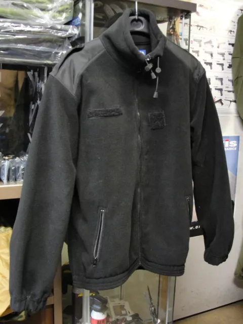 Blouson noir en fibres polaire taille XXXL neuf nouvelle version