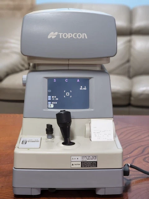 TOPCON RM-8800 AUTO REFRACTOMETER Auto-reflex for Eye Doctor operation confirmed