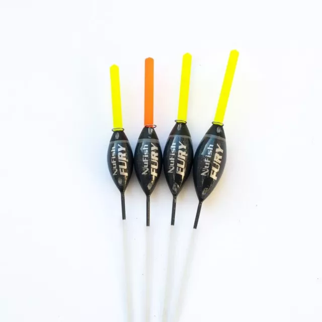 NuFish Fury X-Strong Inline Pole Float SIZE 4X10 PACK OF 5  NPF214