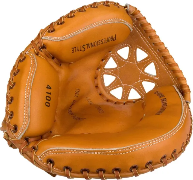 Deporte Otto guantes de béisbol hijos enlaces, mostaza, un tamaño