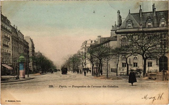 CPA PARIS 13e Perspective de l'Avenue des Gobelins P. Marmuse (1248084)