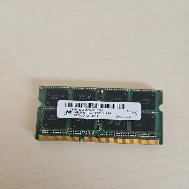 4GB RAM DDR3 SO-DIMM BRAINZAP 1333MHz PC3-10600 CL9 1.5V Per Notebook E MacBook