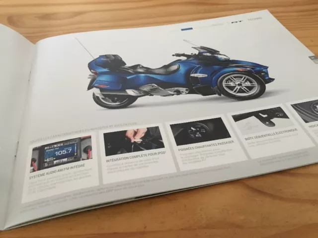 Can-Am RS RT Canam Spyder catalogue publicité moto brochure prospectus 3