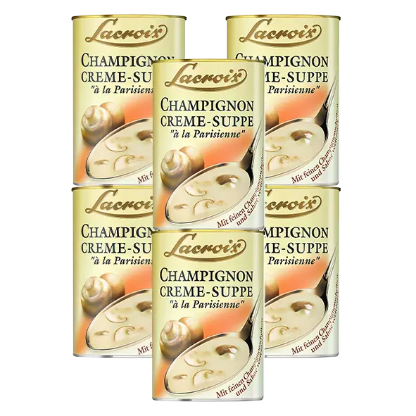 Lacroix Funghi-Crema-Zuppa ""Alla Parisienne"", 400 ml, 6