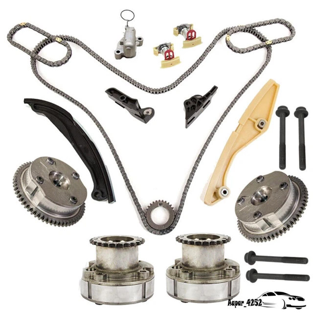 Timing Chain Kit Cam Phaser VVT For Ford Lincoln Taurus Transit Explorer 3.5L