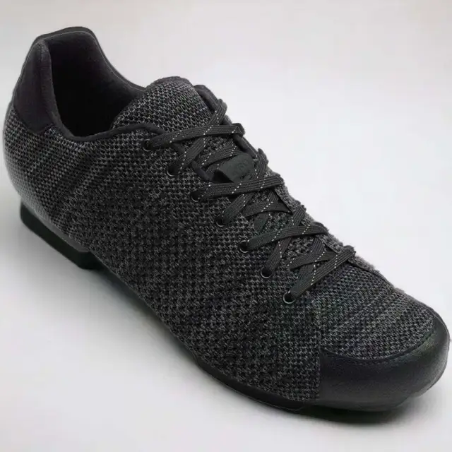 CLEARANCE Giro Republic R Knit Road Cycling Shoes 2019 Black/Charcoal Heather 45
