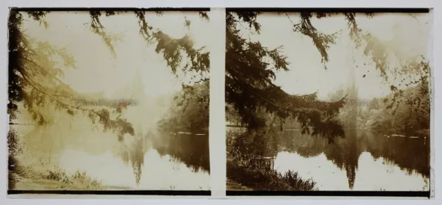 Landscape Artistic Photography France Stereo PL58L13n6 Glass Plate c1920