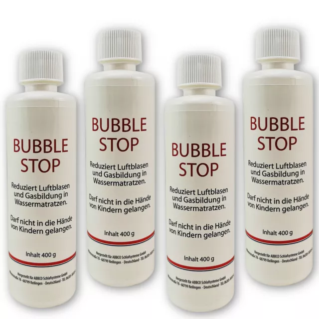 4x Blue Magic Bubble STOP 400g Wasserbett Reduziert Luftblasen Gasbildung