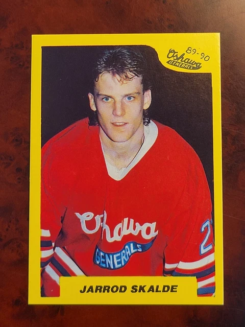 1989 7TH INNING Sketch OHL Jarrod Skalde 2 Oshawa Generals/ New Jersey