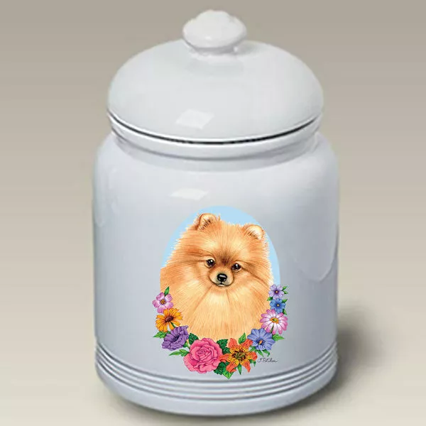 Pomeranian Treat Jar