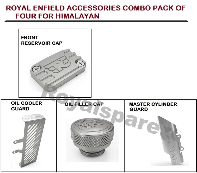 Lot De Quatre Accessoires Royal Enfield Pour L'himalaya