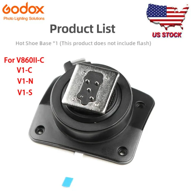 US Godox Speedlite V860II-C V1-C V1-N V1-S Flash Hot Shoe Replace Accessories