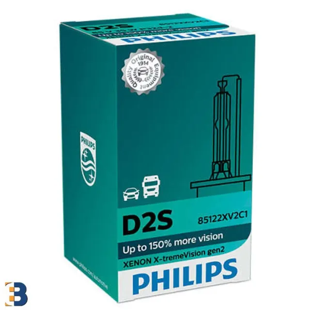 Philips D2S X-treme Vision 150% mehr Ansicht Xenon Glühbirnen Single 85122XV2C1