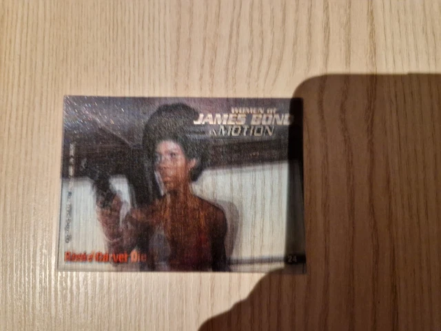extrêmement rare carte holographique JAMES BOND 007