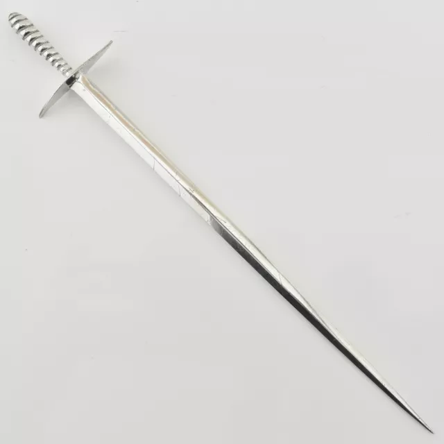 Fine Quality Antique Silver Plated Sword Letter Opener Possibly Walker & Hall