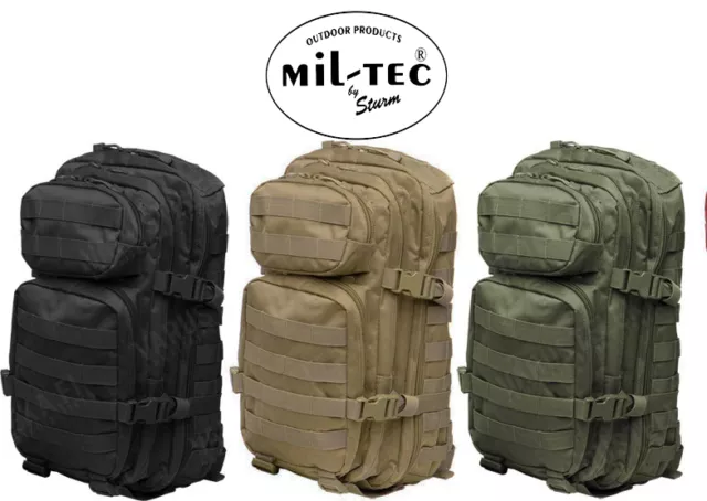 MIL-TEC MOLLE US ASSAULT I Backpack, Small, 20l, Different colors. EUR  38,90 - PicClick FR