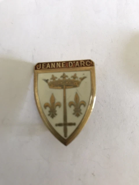 Lot De 7 Insignes / épingles Jeanne D'Arc - Émail Sur Cuivre - Occasion à Nettoyer
