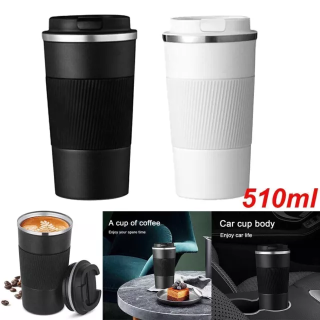 Auslaufsichere isolierte Reise-Kaffeetasse Tasse Thermo-Edelstahl-Vakuumflasche