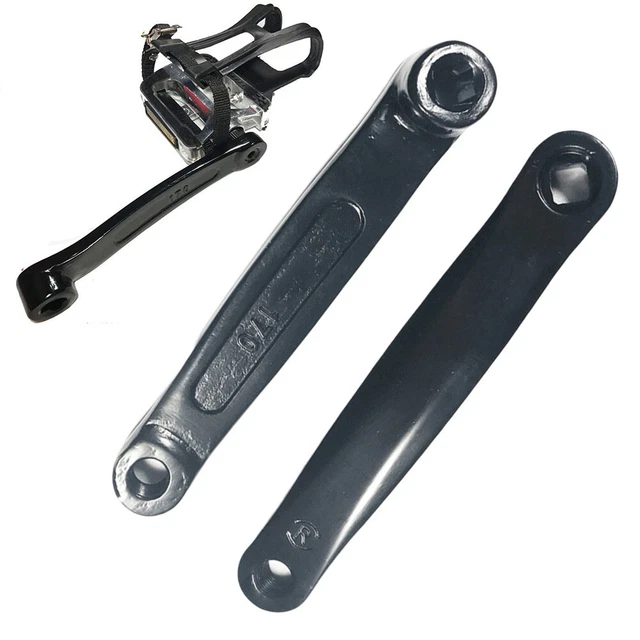 Jeu De 2 Manivelles Pour Vélo D'Appartement 127 Mm - En Fer, Neuf, Marque Générique