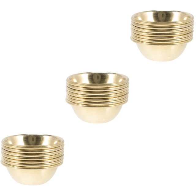 Bol Offrande Eau Cuivre Bouddhiste - Set De 7 Pièces