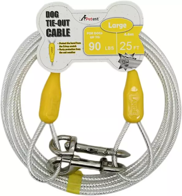 X-L Vibrant Life 60ft 120lbs Dog Trolley 10ft Runner Cable Tie Out
