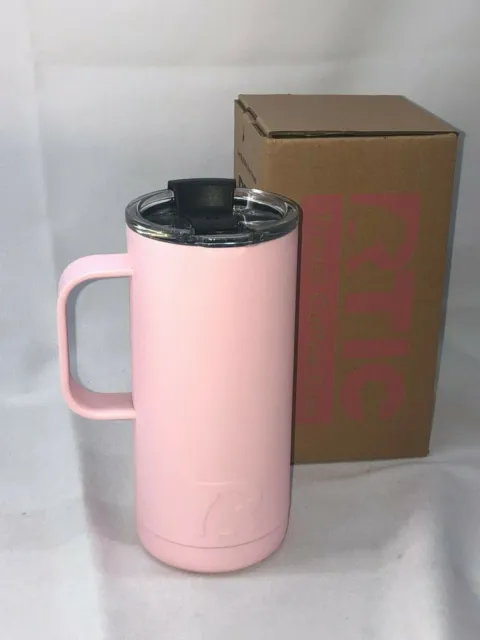 RTIC 16 Oz Baby Pink  Travel Coffee Cup Stainless Steel Vacuum Insulated 1251 3