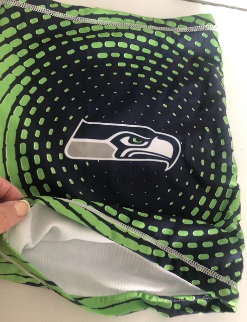 SEATTLE SEAHAWKS Black Green NECK GAITER Muffler Scarf Lined Face Mask Unisex 1