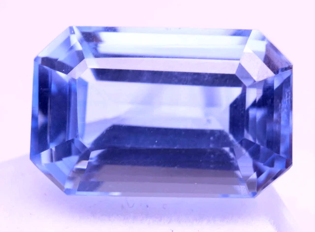 Natural Santa Maria Blue Aquamarine 13.45 Ct Square Cut Certified Loose Gemstone