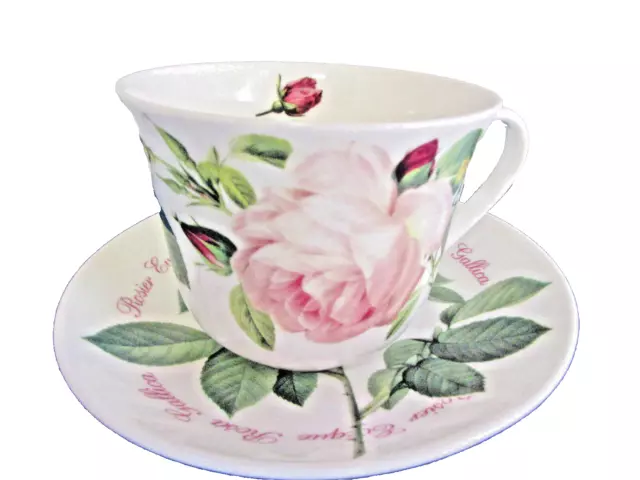 Versailles , Fine Bone China  Breakfast Cup Saucer Roy Kirkham, Made In England