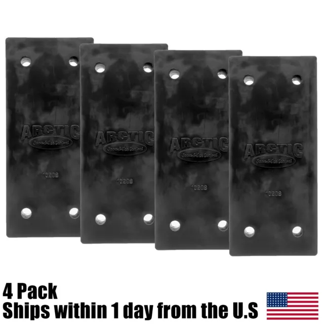 4PK OEM Arctic Poly Mounting Block 10208 for Arctic LD Sectional Plows 2018 & UP